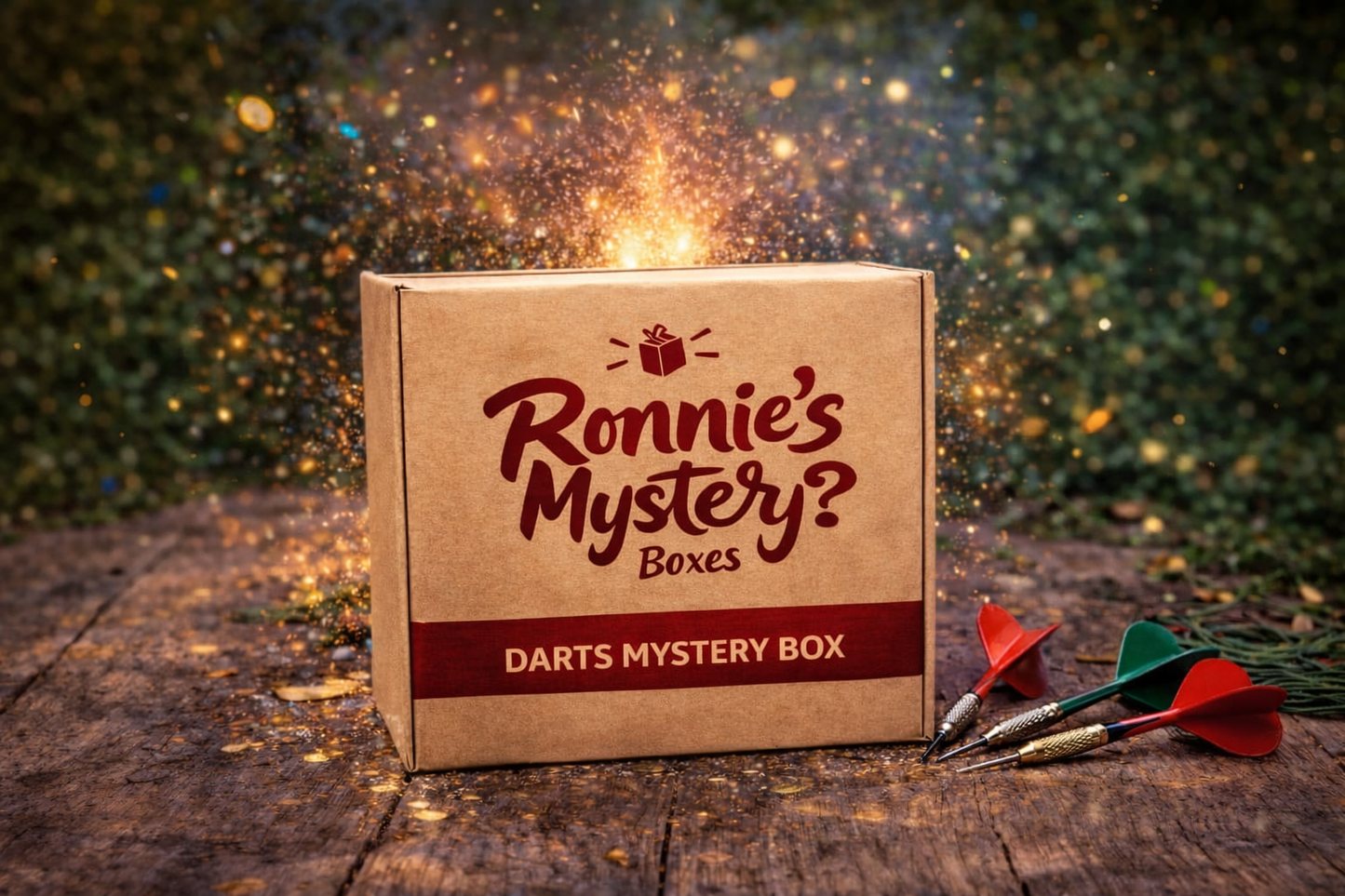 Darts themed box
